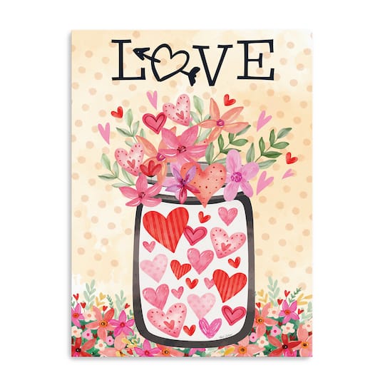 Love Valentines Canvas Giclée Art